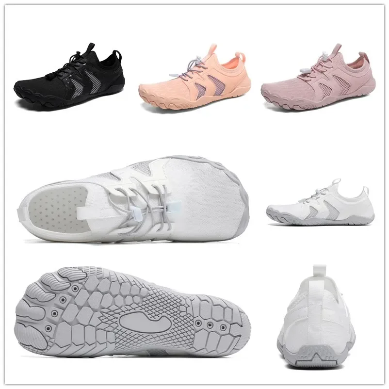 Women Men Water Shoes Upstream Wading Swimming Barefoot Five Fingers Aqua Shoes Beach Seaside Gym Fitness Unisex Sneakers water shoes aqua shoes barefoot shoes