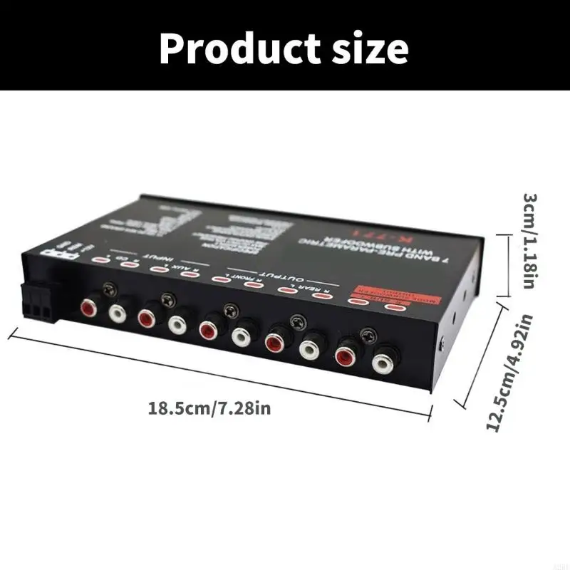 HiFi Automobile Sound for Enhanced Sound Quality & Customizable Music Experience, Precise Frequency Adjustment