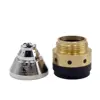 New Shield Cap Fit P80 HF Pilot Arc Torch Plasma Cutter Replace Ceramic Roller More Flexible for Hand Cutting 2