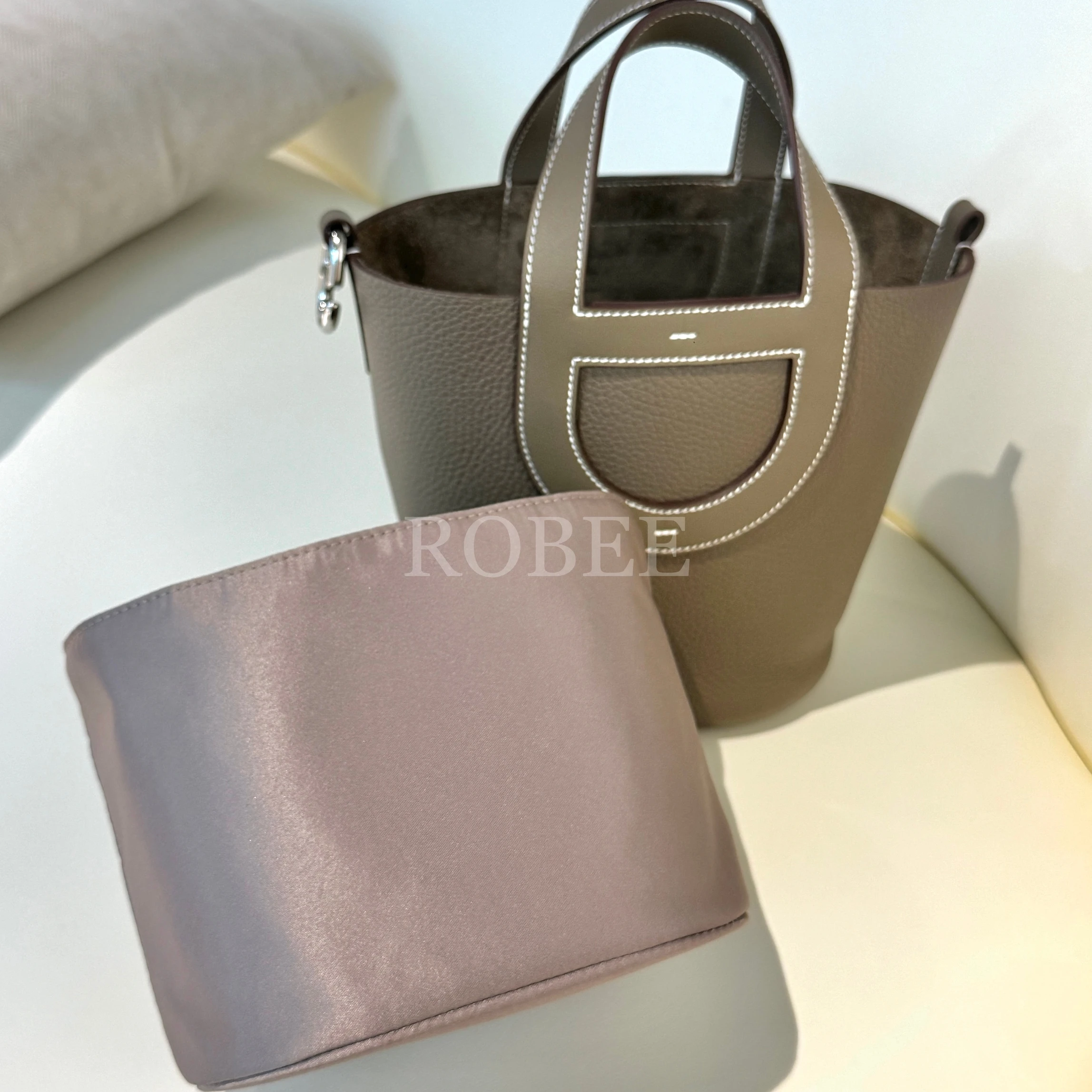 ROBEE For H intheloop 18 Organizer Insert 18  Waterproof Design Satin fabric Premium Fits handbag innerbag 2