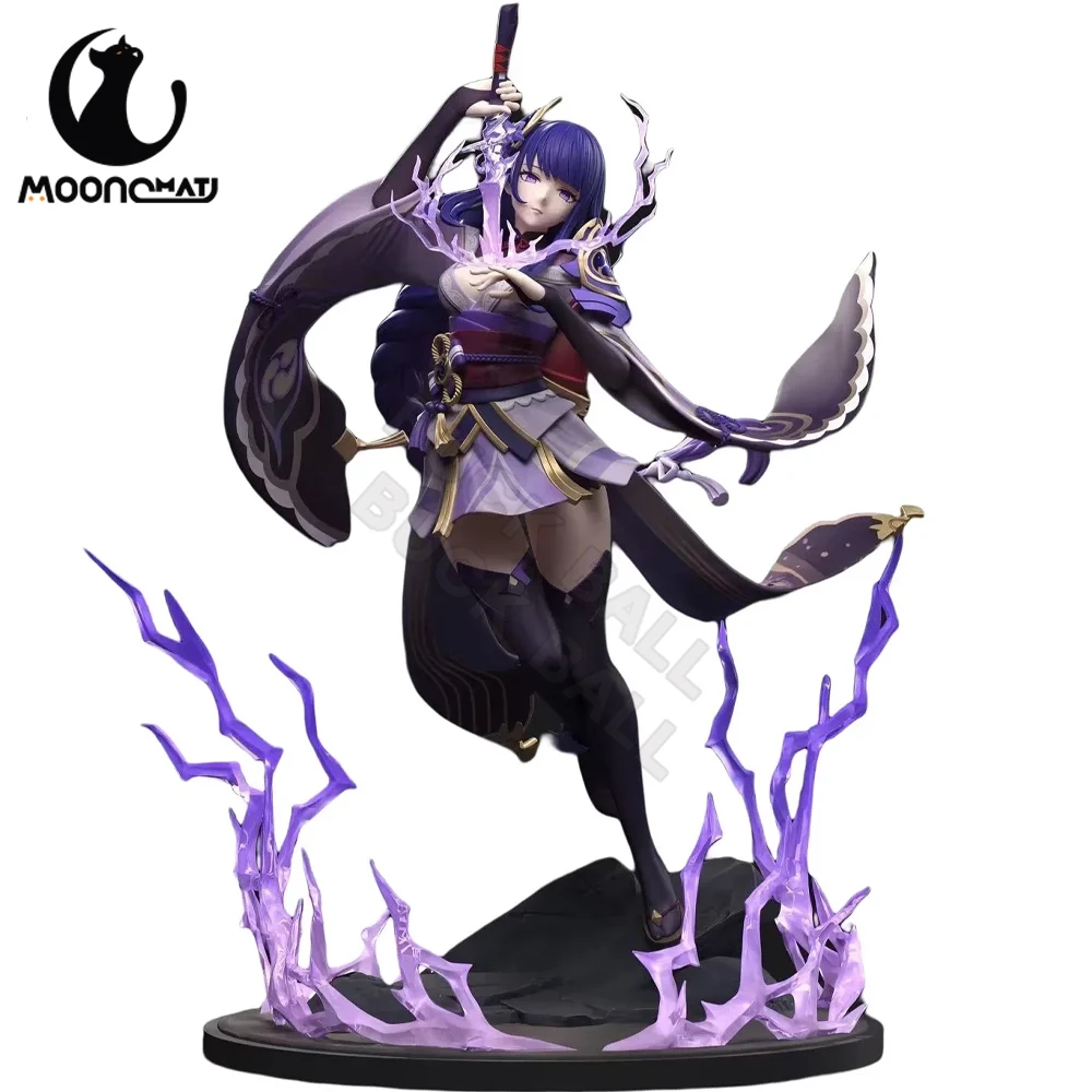 

28cm Genshin Impact Anime Figures Beelzebul Figurine Raiden Shogun GK Girl Statue PVC Model Doll Decoration Kid Toy Gift