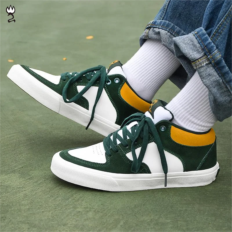 Joiints Blue Suede Midtop Sneakers Auturm Unisex Casual Shoe