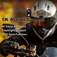Action Camera 5K 30M Waterproof WiFi AI Voice Assistant with 128G Memory Card EIS Action Sport Cam Bicycle Helmet Motorcycles - Image 6