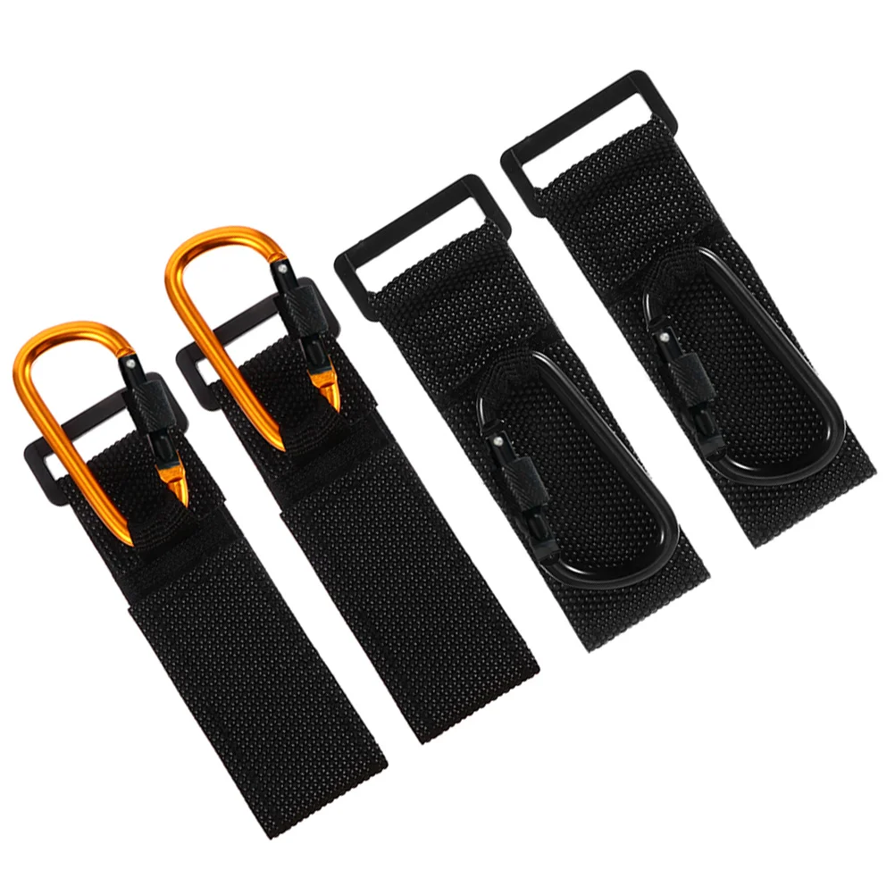 

4 Pcs Baby Stroller Hook Hooks for Carabiner Clip Wagon Motorcycle Bag Pram Strollers