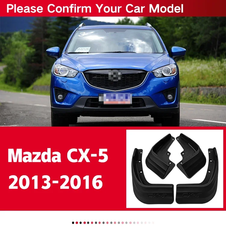 Guardabarros delanteros y traseros para coche, accesorios para Mazda CX 5  Cx5 2013-2020