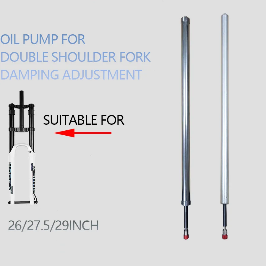 

Suspension Oil Damping Rod, Double Shoulder 26/27.5/29 Front Fork, Bicycle Repair Part, Steel Alloy,Bicycle Accessori