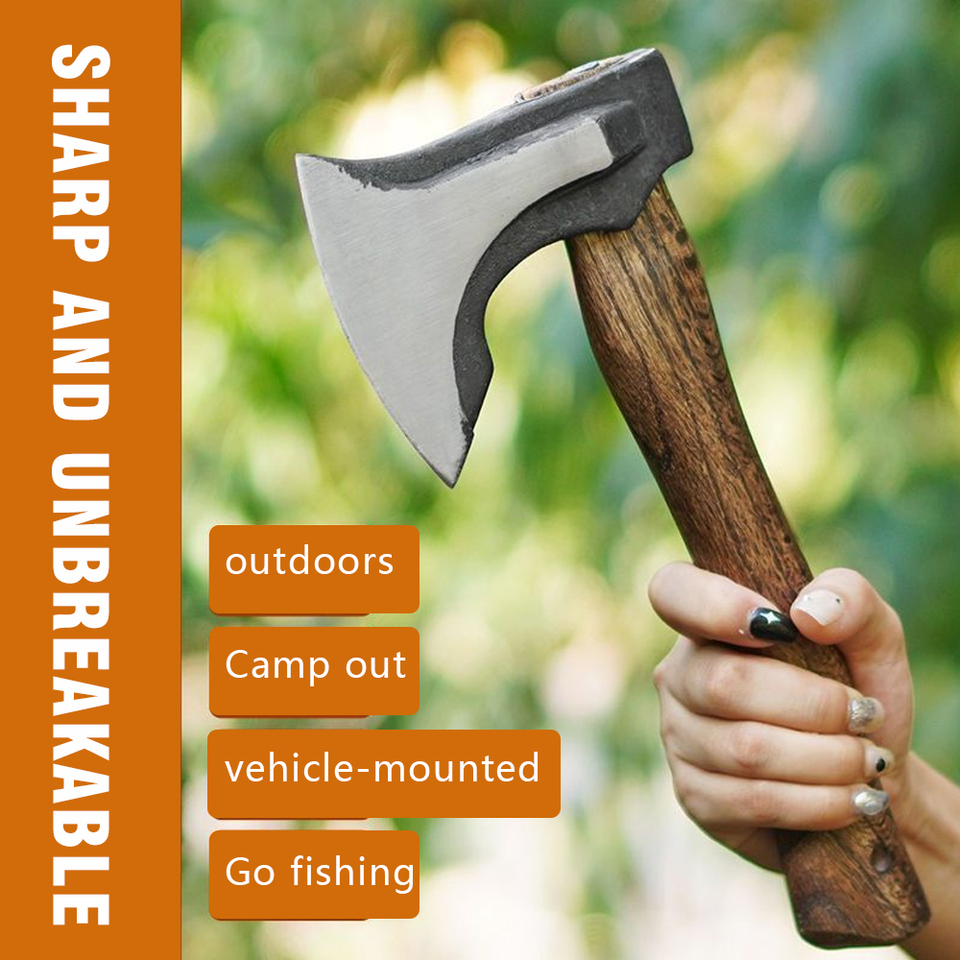 Carpenter Hand Axe Outdoor Camping Wood Chopping Axe Portable Long Handle Wood Splitting Artifact Professional Hand Tool