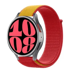 Versatile Nylon Loop Strap Bracelet, 22mm/20mm Adjustable Band for 22mm (Spain)