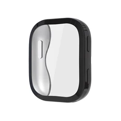 Full Coverage TPU Protective Smart Watch Case and Screen Protector (Black)
