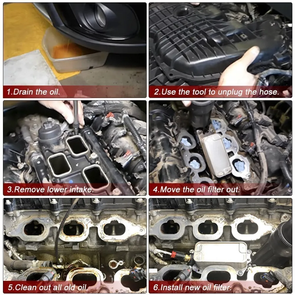 Engine Oil Cooler Oil Filter Housing Adapter Dodge Jeep Chrysler Ram 3.6L V6 926-959 68105583AF 68105583AA 68105583AE