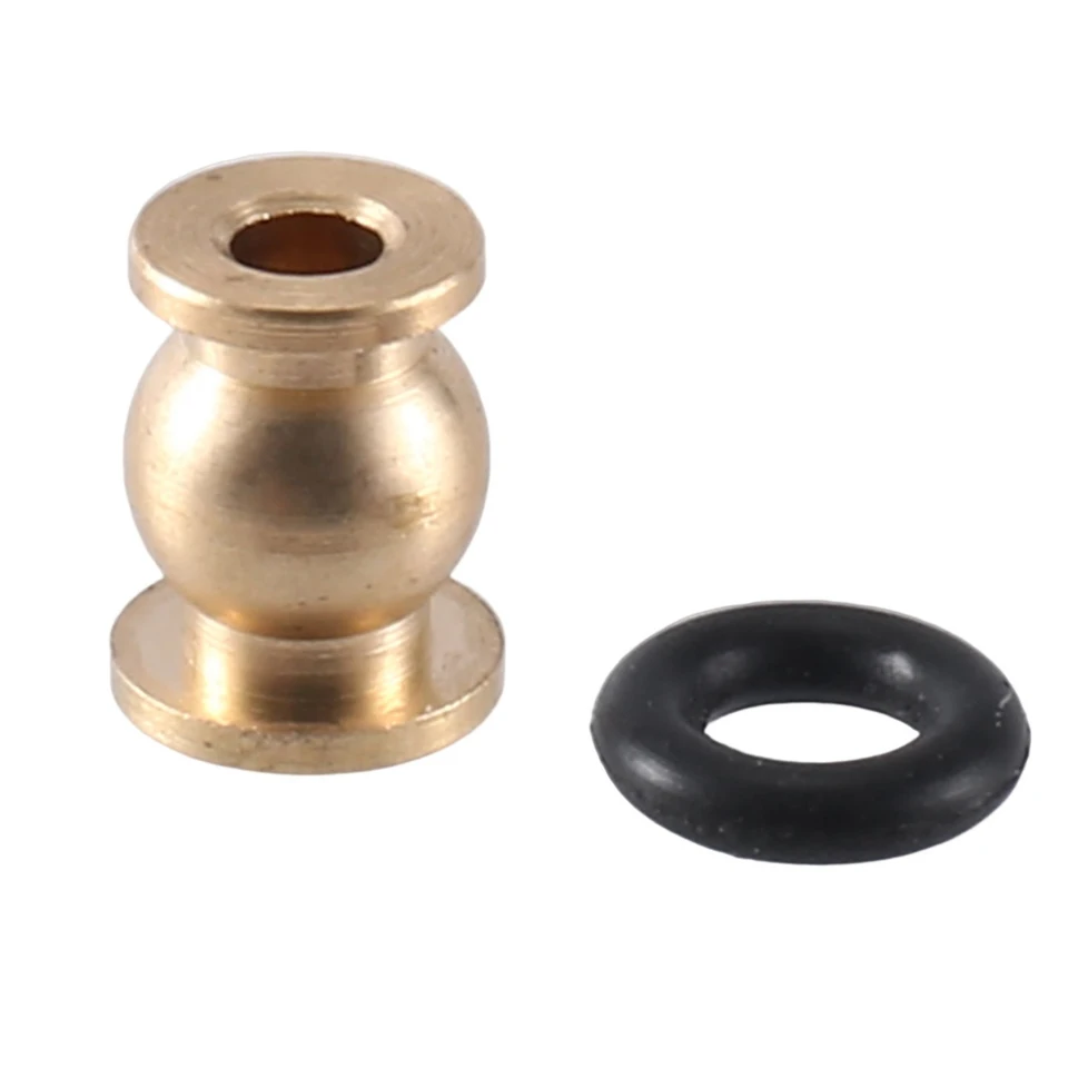 thumbnail image 2 of Brass O Model Railroads & Trains Club 5 HD Brass Shock Bushing/Pivot Balls Ni Plated For Element Rc Enduro Custom Brass HO Model Railroad Locomotives 2 of 14