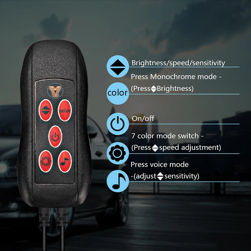 USB Car Interior Lights 64 Colors Optical Fiber Strips Multiple Modes Sound Control RGB Decorative Ambient Lamp Car Neon Light led car lights,led lights,led atmosphere lamp,led car decorative lights,led car decoration lamp,car ambient lights,led atmosphere lighting,led interior lights,car interior lamp
