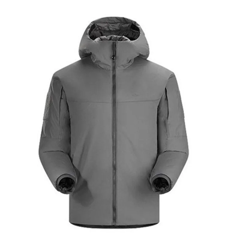 Men's Winter Outdoor Jaet Warm Cotton Waterproof Windproof Cold Resistant Hoodie Military Bird ALTHoody Atron Travel Gear