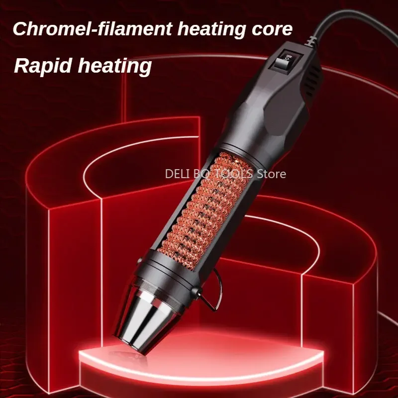 Deli Hot Air Gun 220V Soldering Temperature Blower Gun DIY Crafts Electric Power Hot Dryer Heat Gun For Shrink Tubing Car Wrap 3