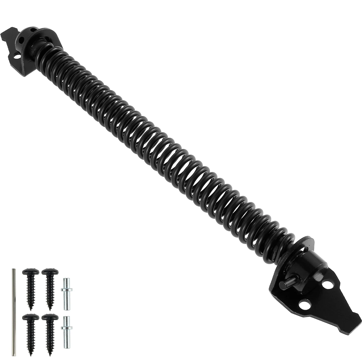8in Automatic Closing Gate Tension Spring Rust-Proof Carbon Steel Door Automatic Closer for Heavy Duty Wooden Gate Fence door closer