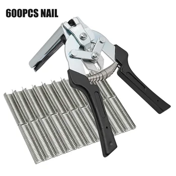 Hog Ring Pliers & 600 M-Clips Set 1