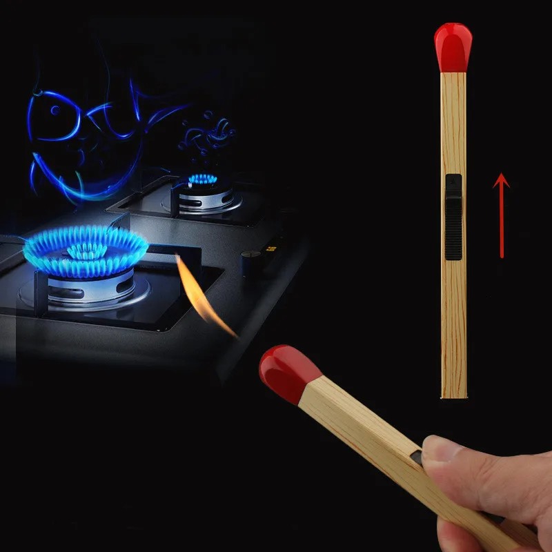 BBQ Lighter Practical Multi-functional Match Stick Ignition Gun Kitchen Gas Stove Outdoor Barbecue Special Lighter Household Ignition Tool