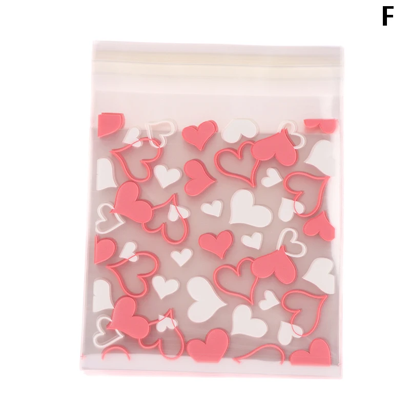 Swpeet Duidelijke traktatiezakken, 50Pcs 6 × 6 Dikke heldere PVC