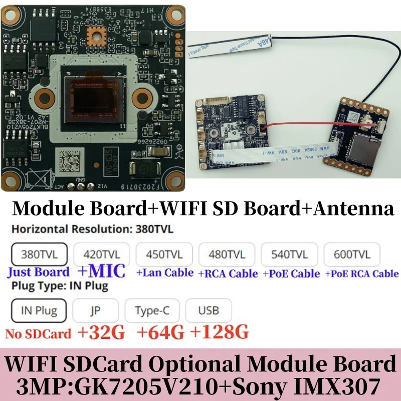 3MP SD WIFI Antenna