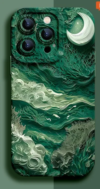 15 Custodia per telefono Promax nuova tutto compreso anti caduta iPhone 14 personalità creativa 13 acquerello artistico_voghion.com