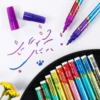 12 Colors Glitter Highlighter Pen Markers Kid Graffiti Painting Pen Handwriting Drawing Fluorescent Pen Office School Stationery 4