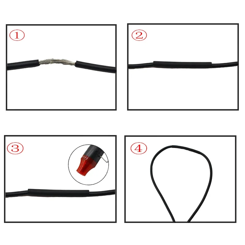 Roadoor Kit Tubi Termorestringenti 55 Pezzi In Scatola - 2:1, 5 Misure (1-5 Mm), Colori Assortiti, Per Cablaggio Elettrico E Riparazioni - 2