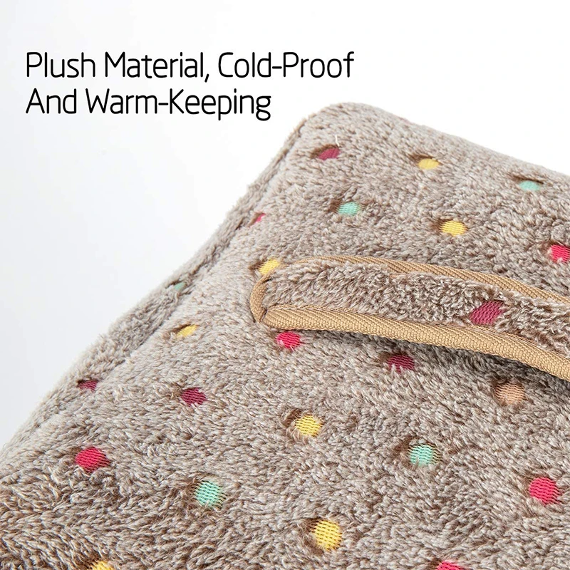 Warm Plush Birds House Hanging Hideaway Cave Nest Bed Bird Toy for Large Birds Macaws African Grey Cockatoos Parrots Winter bird house bird toys