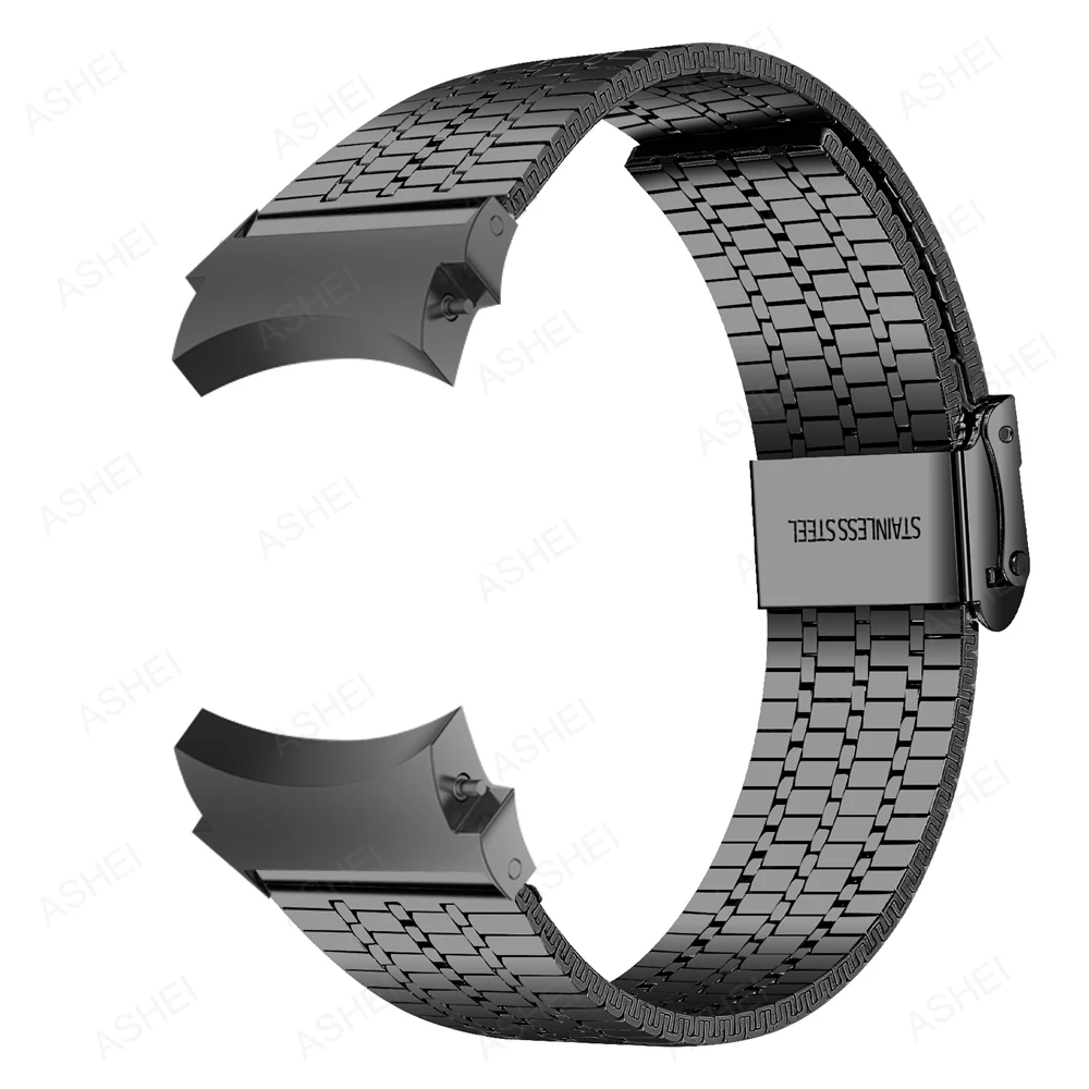 

20mm Galaxy watch 4 6 classic band 46mm 47mm 42mm 43 for samsung galaxy watch 4 5 band 44mm 40mm 5 pro 45mm No gaps Steel correa