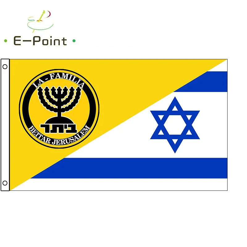 

Beitar Jerusalem FC La Familia Flag 60x90cm (2x3ft) 90x150cm ( 3x5 ft ) Decoration Banner for Home and Garden