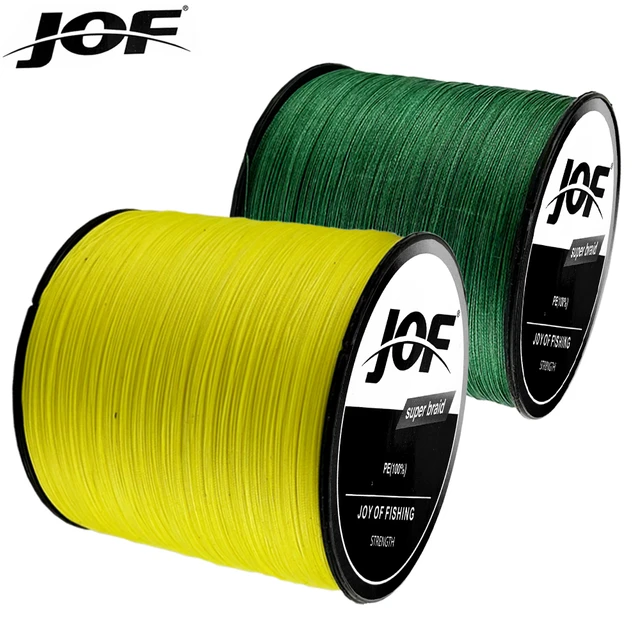 JOF X12 X9 X8 Strands PE Fishing Line Braid Fishing Line 500M Multifilament  Fishing Wire Casting