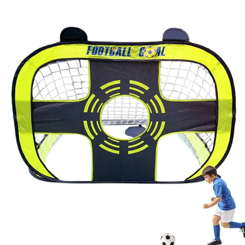 

Soccer Goal Folding Pop Up Soccer Net For Backyard Kids Soccer Goal Oxford Cloth Fabric Net With With 5 Target Areas For More