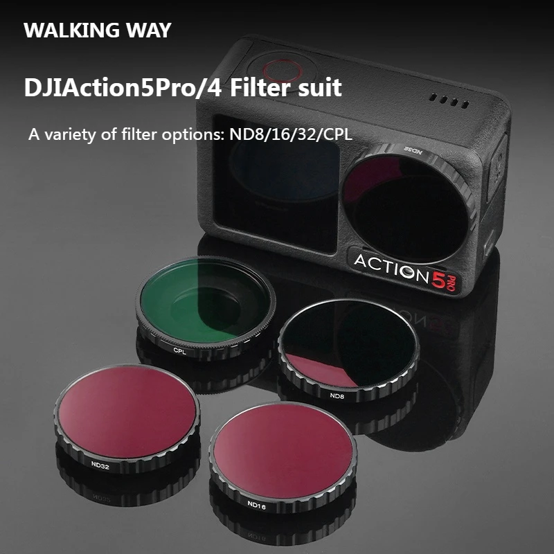 ND-filter GoPro Hero 13/12/11/10/9 - Sett ND32PL ND64PL