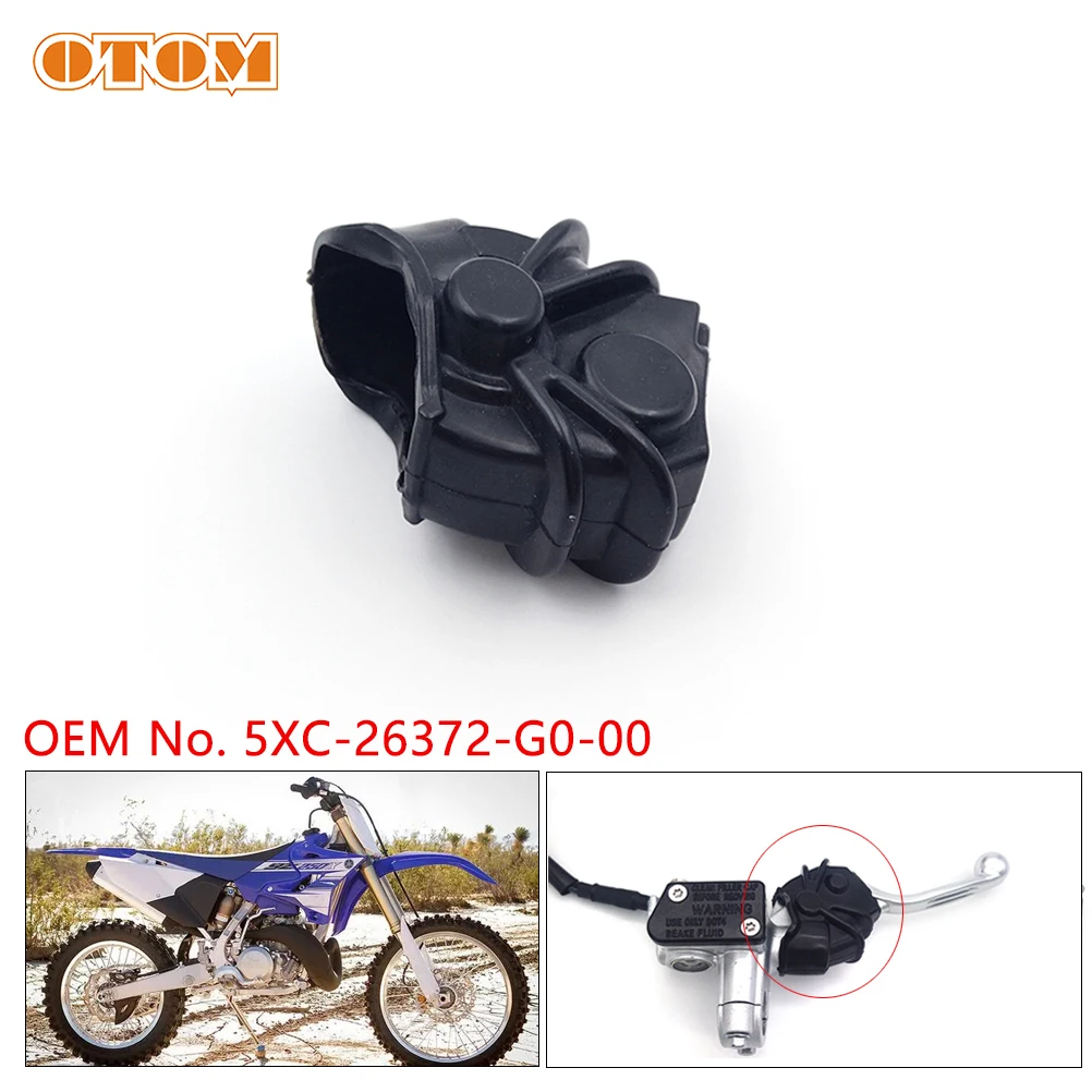 OTOM 오토바이 2024 브레이크 레버, 방진 고무 슬리브, 프론트 유압 브레이크 마스터 실린더 펌프 핸들, 야마하용 먼지 커버