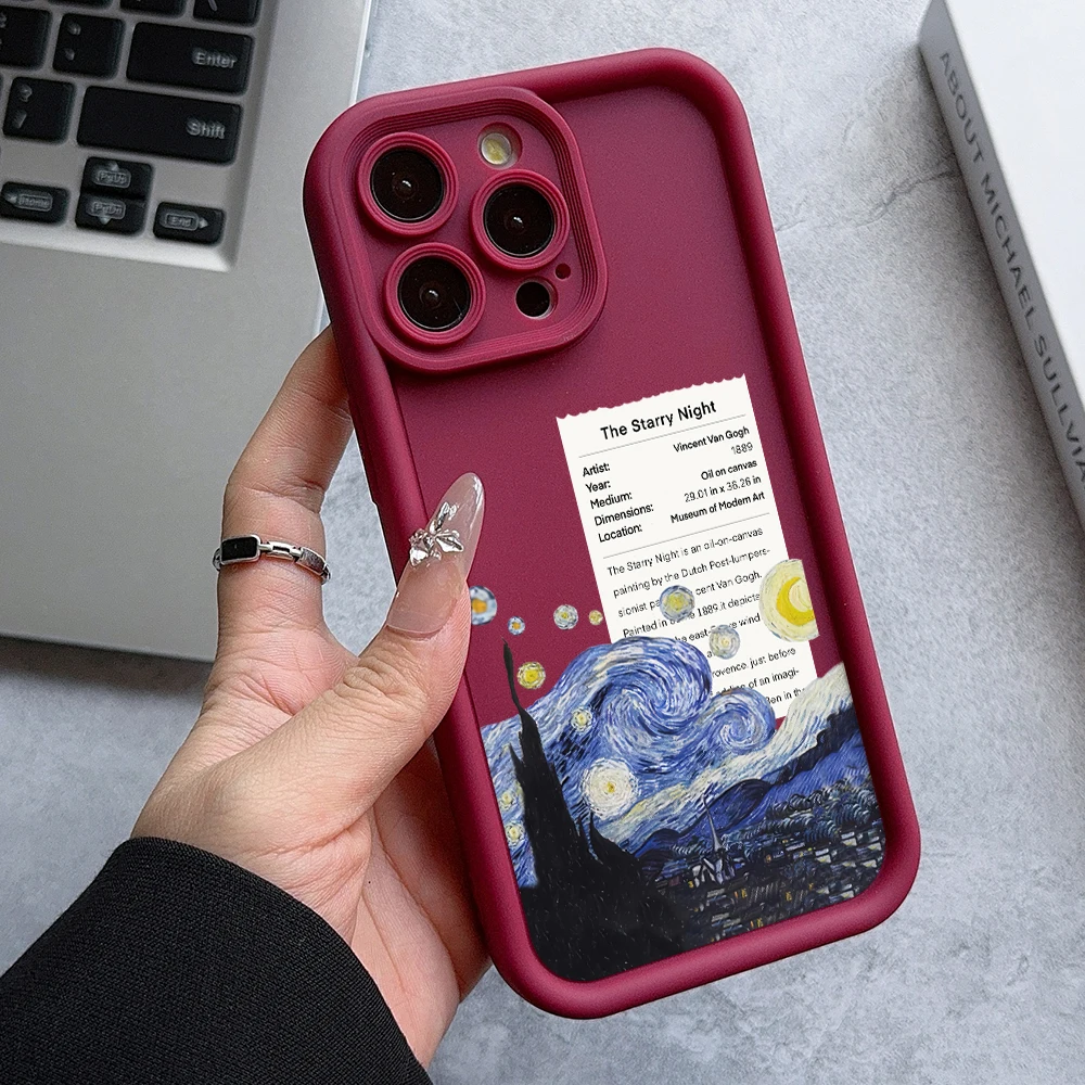 Abstract Floral Design Soft TPU Phone Case with Ladder Lens Cover