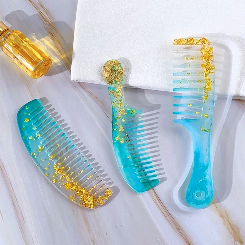 

Comb Casting Mould Handcraft Epoxy Accessories Fashion Craft Supplies Clear Base
