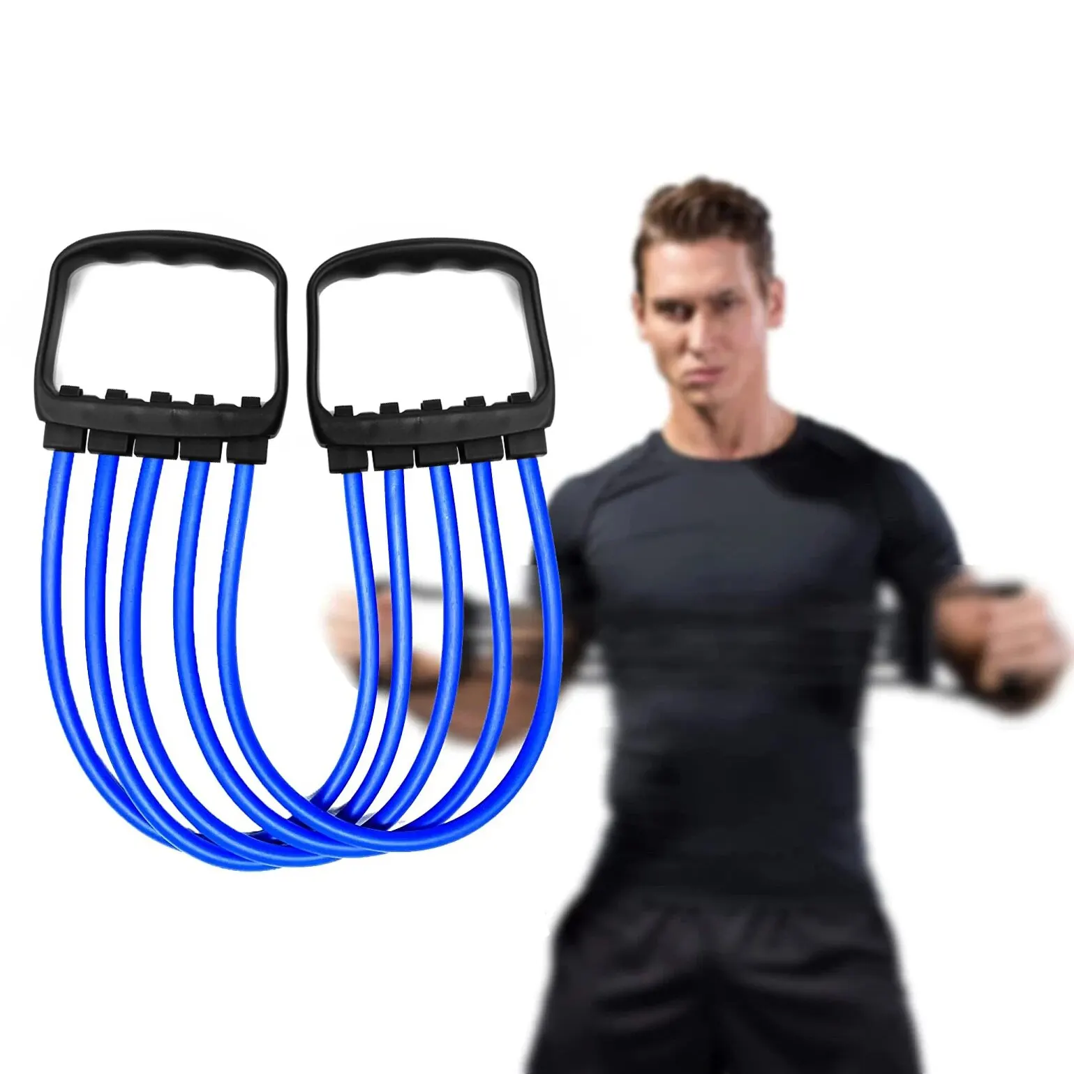 402944-2d2ee1.jpg Full Body Workout Set Chest Expander with 5 Removable Resistance Bands for Pilates Push Ups and Full Body Workout Set - Chest Expander with 5 Removable Resistance Bands for Pilates, Push Ups, and Muscle Training - Strengthen Mallzona
