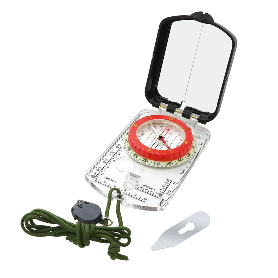 Boussole Karrimor Compass 10, Randonnée Camping, Acrylique, Multicolore, Occasion
