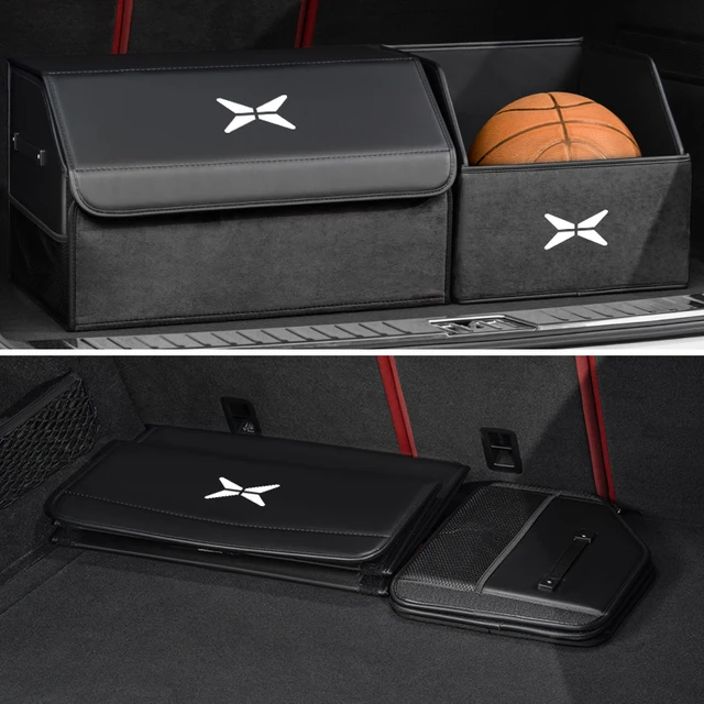 Car Trunk Boot Organiser Storage Folding Large Capacity Storage Box For Xpeng P7 G3 G3i G9 P5 X2 N5 F30 H93 Beta 2019 2021 1