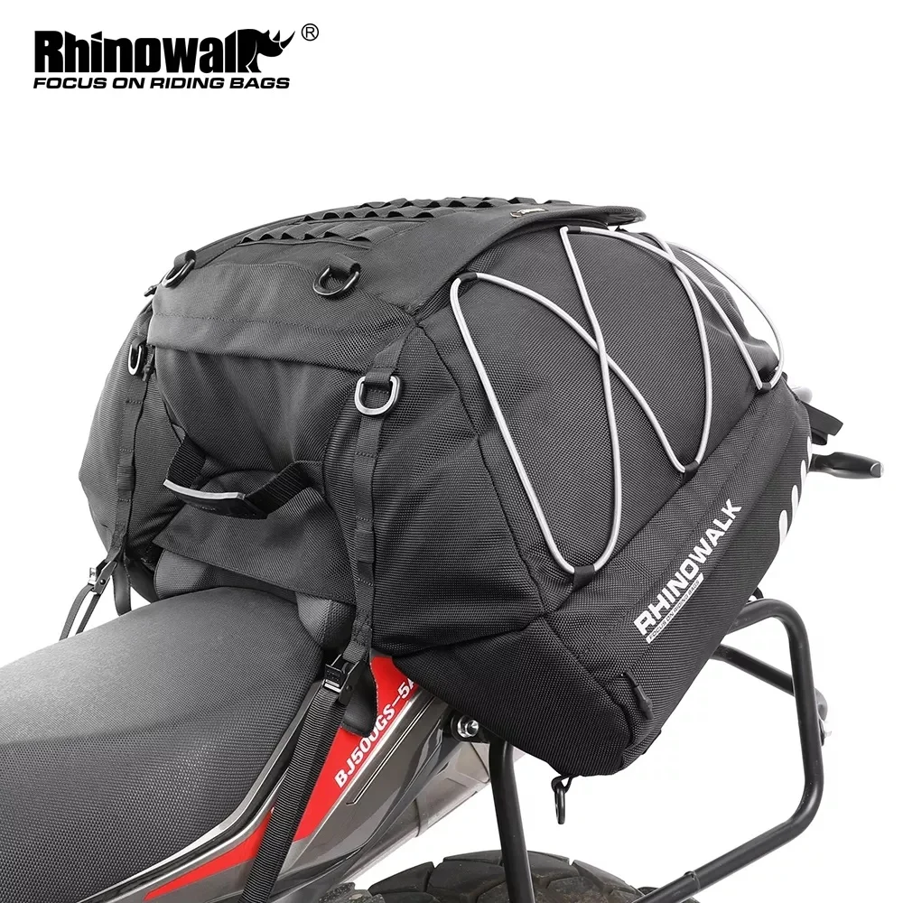 Sac de rangement pour selle arrière de moto avec housse imperméable pour casque  universel, sac à dos de voyage, sac à dos extensible : : Auto