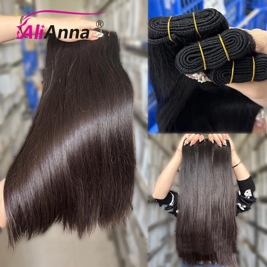 15A Double Drawn Virgin Bundles Human Hair Raw Vietnamese Hair Bundles Human Hair Straight Bundles Unprocessed Hair Extensions 2