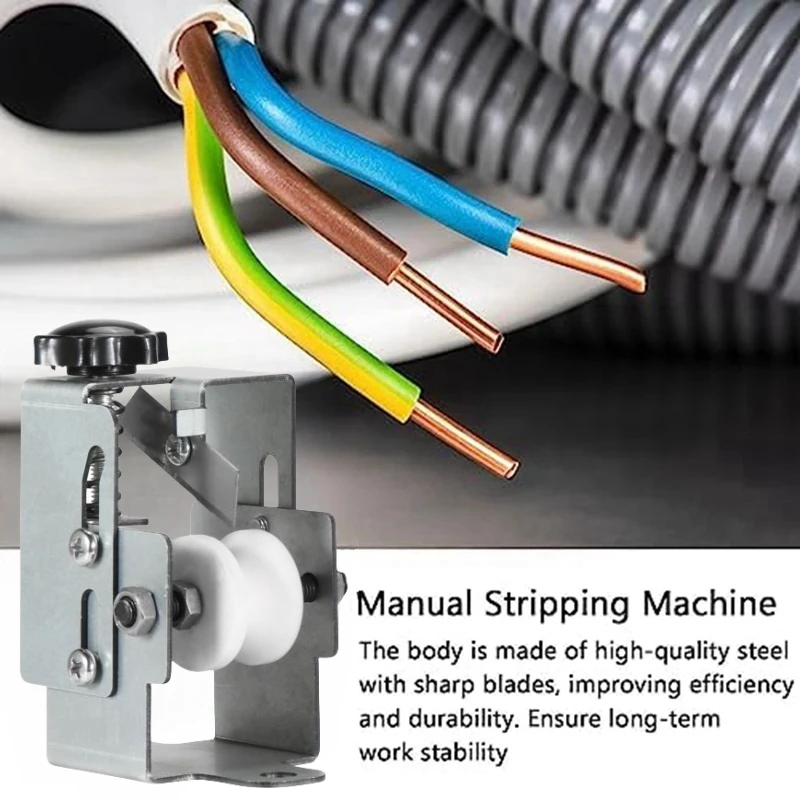 Electric Wire Manual Stripping Machine Scrap Wire Stripper Machine Steel Drill Wire Stripper For Wire Recycling Wire Dismantling