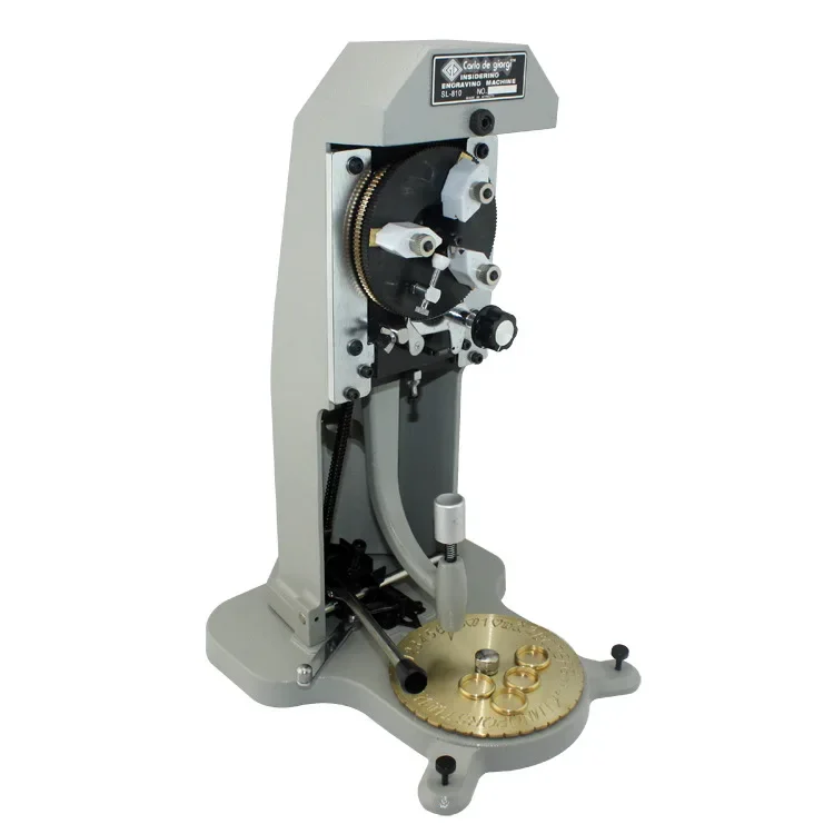 Inside Ring Engraving Machine with Two Faces | Standard Letter Block Dial Jewelry Engraver for Rings & Metal Crafts detail image 2