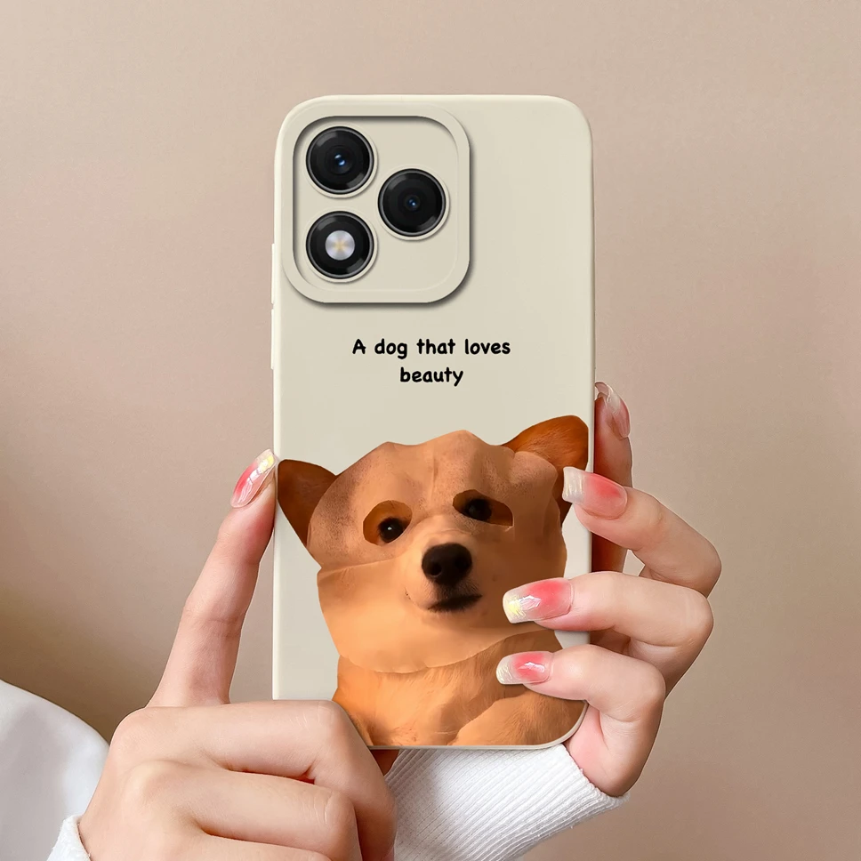 Lovely Flower Star Pattern Liquid Silicone Soft Case - High Quality Back Cover