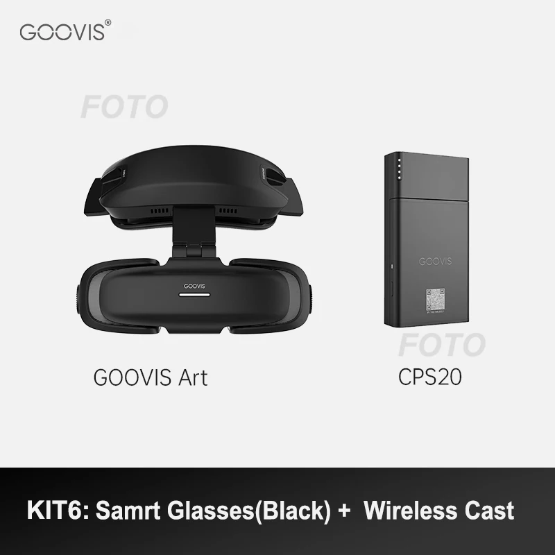 Goovis-art xrスマートヘッドセットディスプレイ、3Dシアターメガネ
