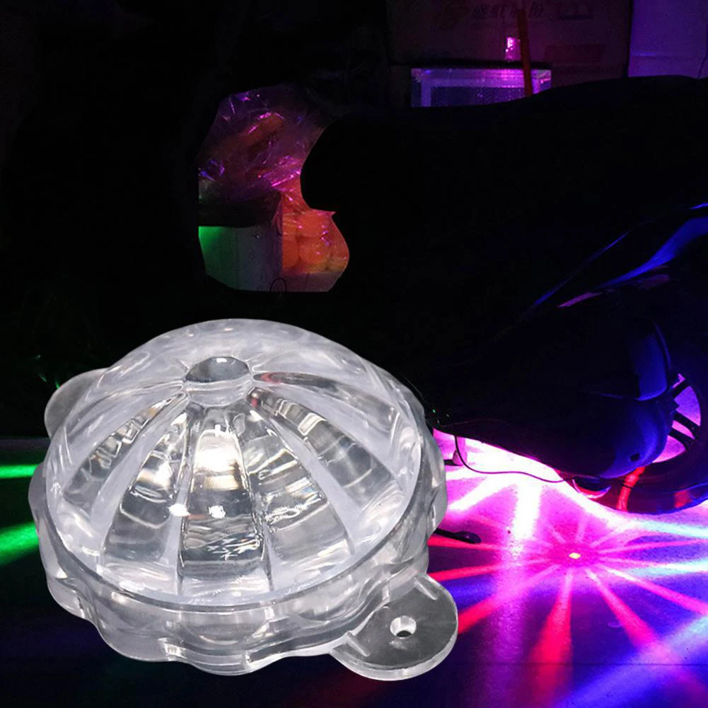 12V Motor Light Motorbike Flash Strobe Light RGB Atmosphere Lamp LED Motorcycle Lighting