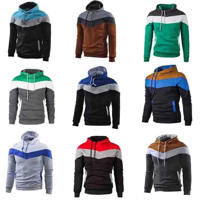 

Мужская Повседневная Толстовка, однотонный пуловер, толстовка с длинным рукавом, свитер, топы, уличная одежда с капюшоном, свитшоты, Прямая поставка