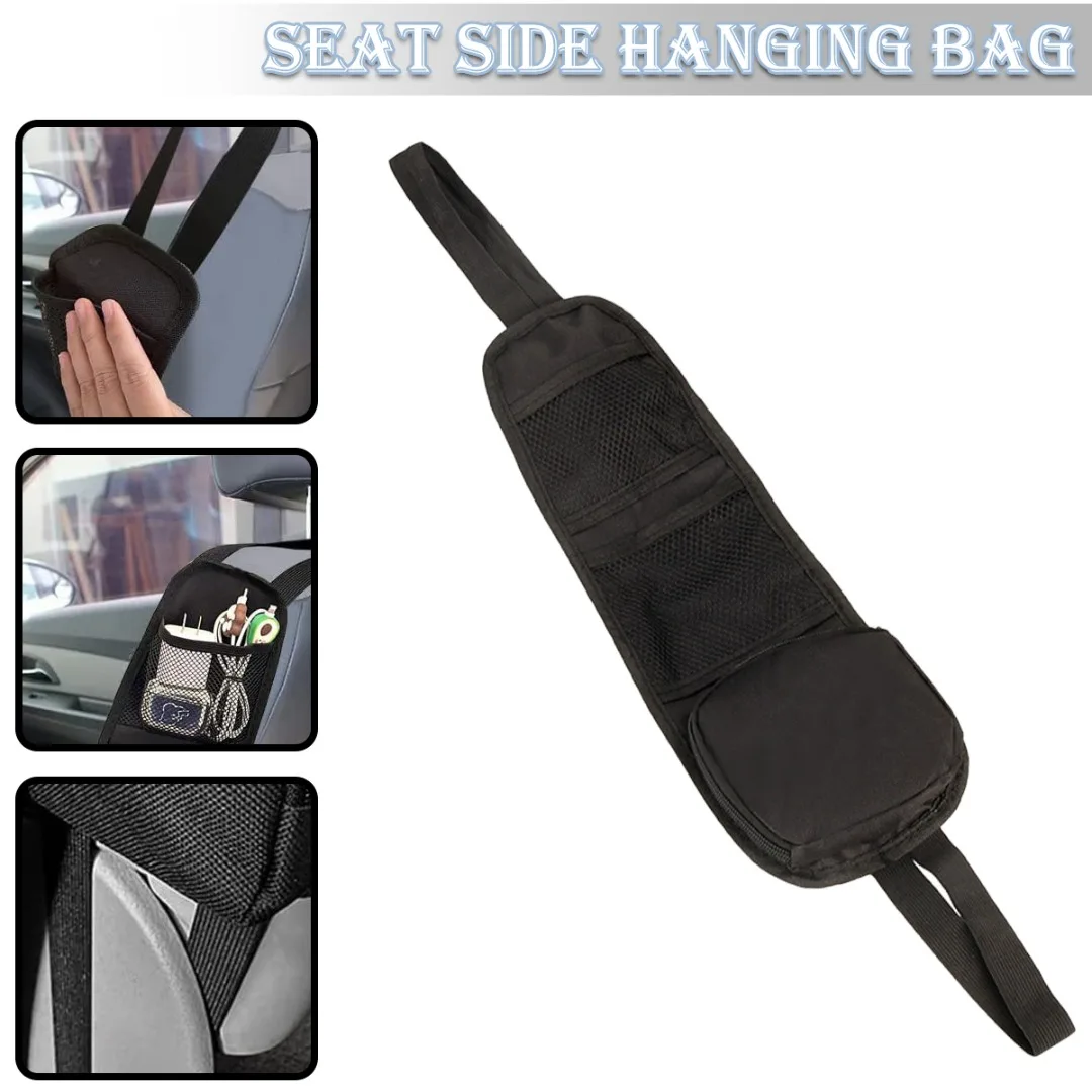 

Car Seat Organizer Auto Seat Side Storage Hanging Bag Multi-Pocket Drink Holder Mesh Pocket Car Styling Organizer Phone Holder