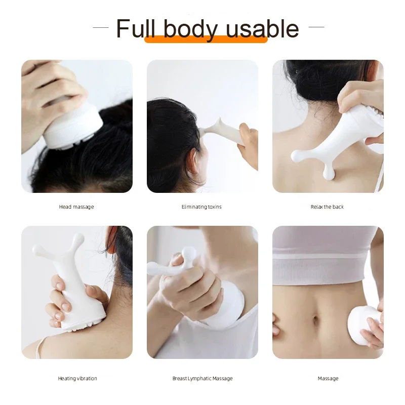 Meridian Dredging Fitness Physiotherapy Intelligent Electric Muscle Relaxer Heat-Applying Scrape Instrument for Neck & Shoulder - Image 3