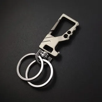 Alternative view of Hot Selling Multifunctional Men's Key Chain Metal Belt Clip Anti Loss Buckle Keychain Accessories Keychain Bottle Opener Pendant