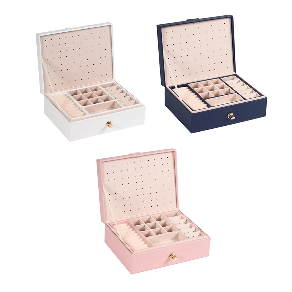 

Box Jewelry Boxes Vintage Fashion Case Organizer Bracelet Home White